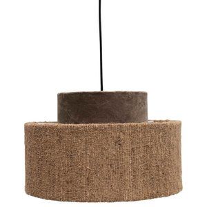 13-3/4" Round x 8-1/2"H Cotton Velvet & Boucle Pen